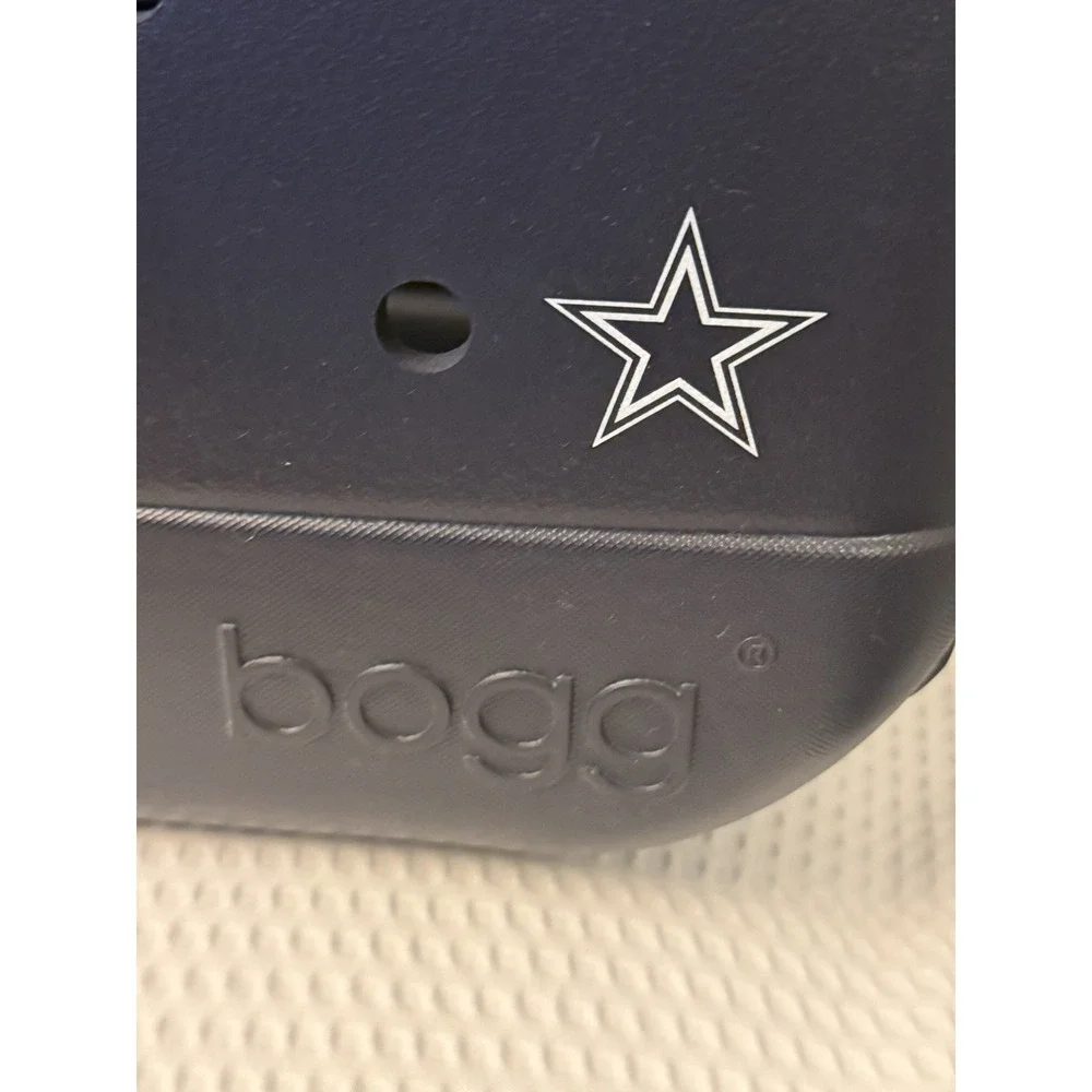 NFL Dallas Cowboys Original Bogg Bag Large Plastic Tote Bag & Accessory Bags NWT